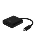 Conversor Aisens A109-0345/ USB Tipo-C Macho - DisplayPort Hembra/ 15cm/ Negro