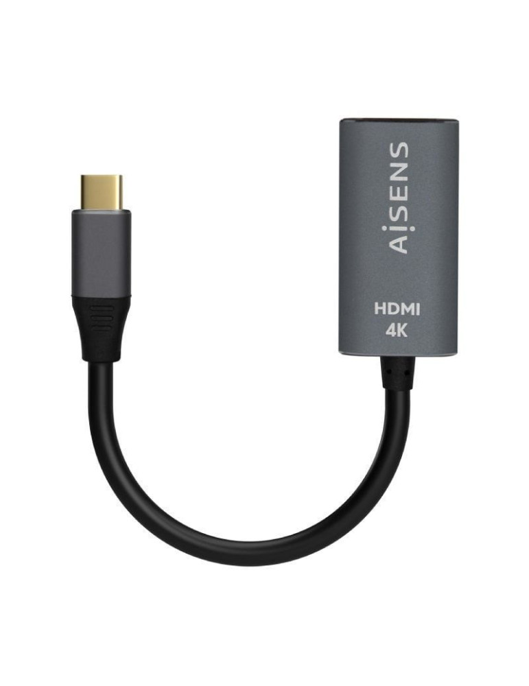 Conversor HDMI 4K 60Hz Aisens A109-0683/ HDMI Hembra - USB Tipo-C Macho/ 15cm/ Gris Conversor HDMI 4K 60Hz Aisens A109-0683/ HDMI Hembra - USB Tipo-C Macho/ 15cm/ Gris