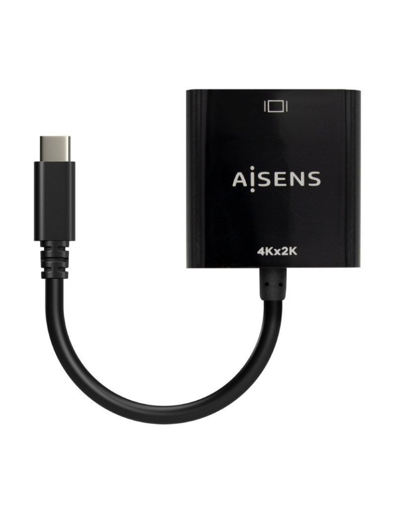 Conversor HDMI 4K 30Hz Aisens A109-0684/ HDMI Hembra - USB Tipo-C Macho/ 15cm/ Negro Conversor HDMI 4K 30Hz Aisens A109-0684/ HDMI Hembra - USB Tipo-C Macho/ 15cm/ Negro