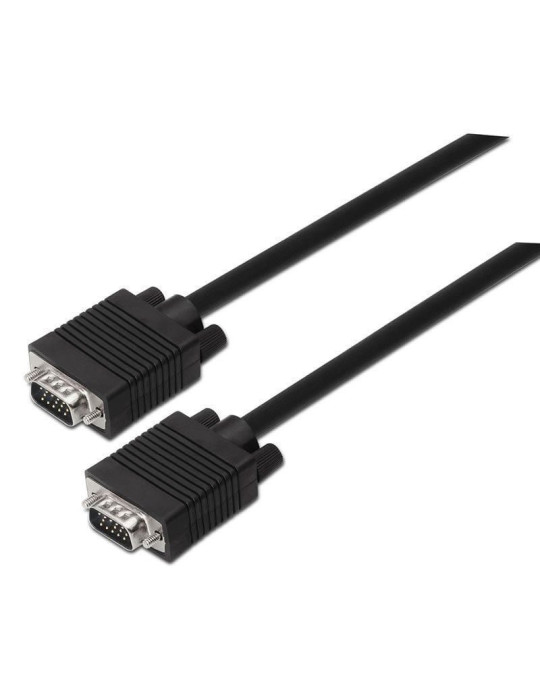 Cable SVGA Aisens A113-0068/ VGA Macho - VGA Macho/ Hasta 3W/ 10Mbps/ 1.8m/ Negro Cable SVGA Aisens A113-0068/ VGA Macho - VGA Macho/ Hasta 3W/ 10Mbps/ 1.8m/ Negro