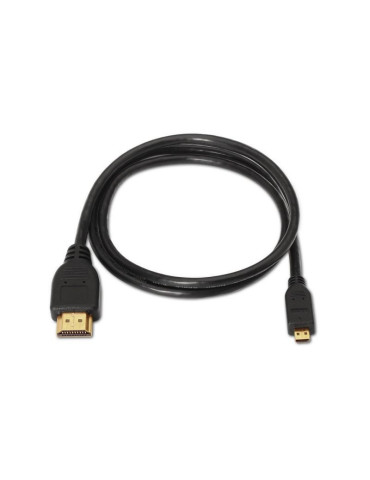 Cable Micro HDMI Aisens A119-0117/ HDMI Macho - Micro HDMI Macho/ Hasta 10W/ 720Mbps/ 1.8m/ Negro 2
