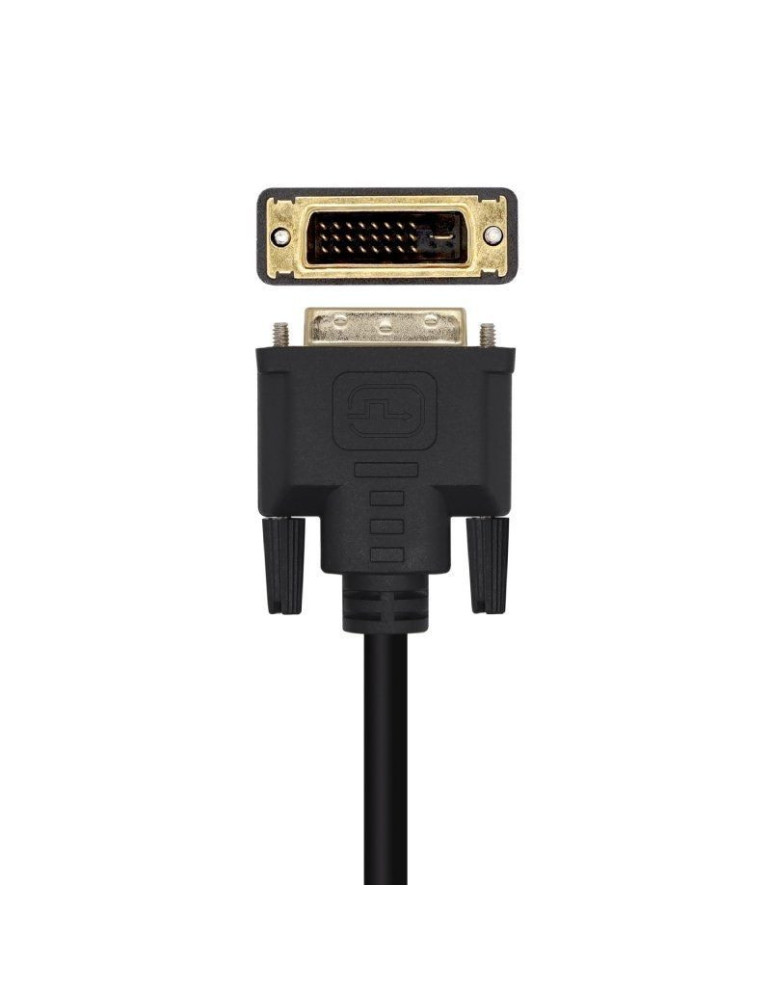 Cable Conversor Aisens A125-0463/ DisplayPort Macho - DVI Macho/ Hasta 5W/ 2300Mbps/ 3m/ Negro