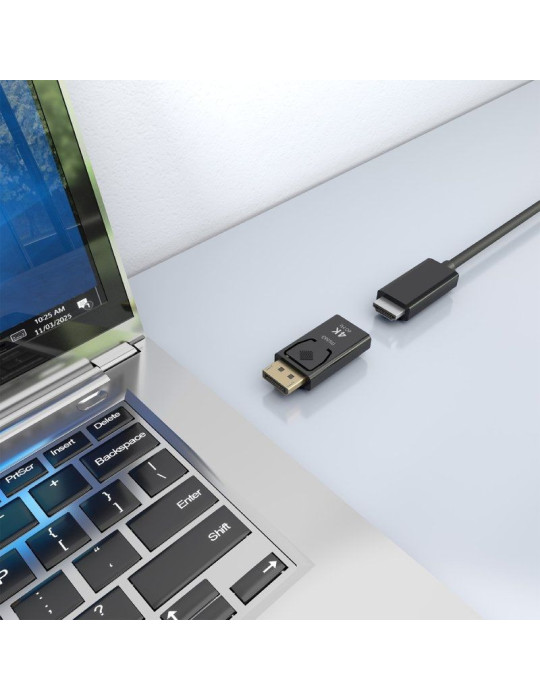 Adaptador HDMI 4K Aisens A125-0908/ DisplayPort Macho - HDMI Hembra