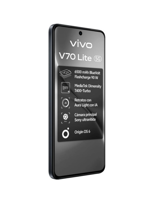 Smartphone Vivo V70 Lite 6GB/ 128GB/ 6.77"/ 5G/ Negro