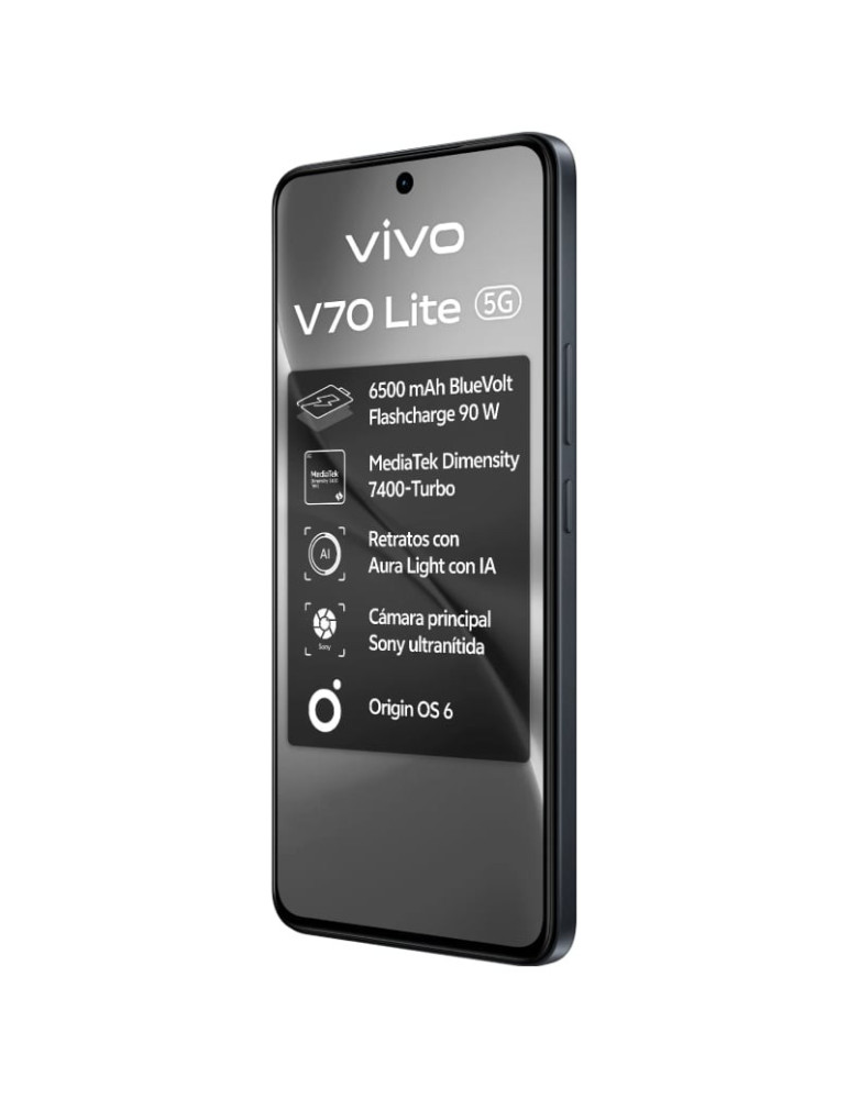 Smartphone Vivo V70 Lite 6GB/ 128GB/ 6.77"/ 5G/ Negro