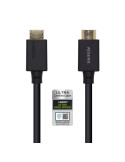 Cable HDMI 2.1 8K Aisens A150-0423/ HDMI Macho - HDMI Macho/ 2m/ Certificado/ Negro