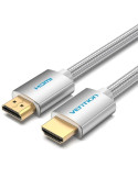 Cable HDMI 2.0 4K Vention AABIH/ HDMI Macho - HDMI Macho/ 2m/ Plata
