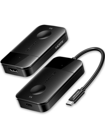 Adaptador/Transmisor de vídeo inalámbrico USB Tipo-C - HDMI Vention ADOBB/ 60W