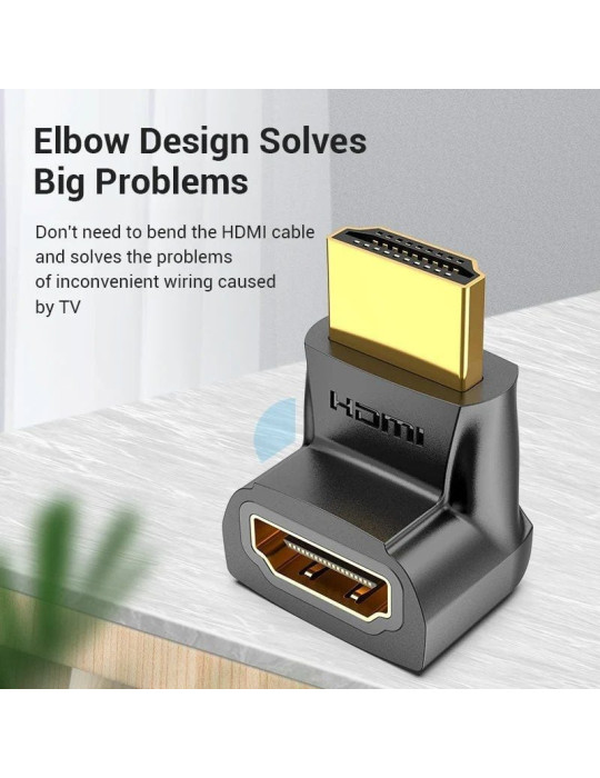 Adaptador HDMI 4K 270  Vention AINB0/ HDMI Macho - HDMI Hembra