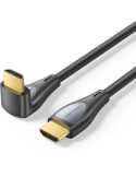 Cable HDMI 2.0 4K Acodado Vention ALRBI/ HDMI Macho - HDMI Macho/ 3m/ Negro