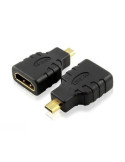 Adaptador 3GO AMHDMI/ HDMI Hembra - Micro HDMI Macho
