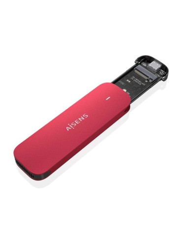 Caja Externa para Disco SSD M.2 NVMe Aisens ASM2-027RED/ USB 3.2/ Sin tornillos 2