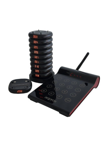 Kit Avisador de Clientes Approx appCUSTOMERCALLERKIT/ Incluye Transmisor / 10 discos / Base de Carga 2