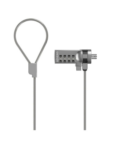 Cable de Seguridad para Portátiles Aisens ASLK-D40N01-SL/ 1.5m 2
