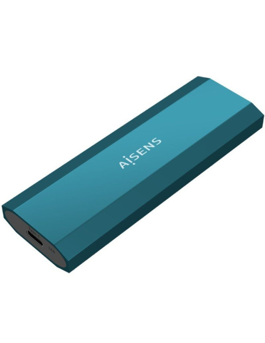 Caja Externa para Disco SSD M.2 SATA/NVMe Aisens ASM2-019BLU/ USB 3.1/ Sin tornillos Caja Externa para Disco SSD M.2 SATA/NVMe Aisens ASM2-019BLU/ USB 3.1/ Sin tornillos