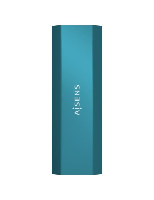 Caja Externa para Disco SSD M.2 SATA/NVMe Aisens ASM2-019BLU/ USB 3.1/ Sin tornillos