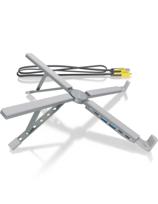 Soporte de Mesa - Docking USB Tipo-C Aisens ASUC-4P021-GR/ 2xUSB/ 1xUSB Tipo-C/ 1xUSB Tipo-C PD/ Gris Soporte de Mesa - Docking USB Tipo-C Aisens ASUC-4P021-GR/ 2xUSB/ 1xUSB Tipo-C/ 1xUSB Tipo-C PD/ Gris