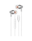 Auriculares Intrauditivos Qubo AU-300C/ con Micrófono/ USB Tipo-C/ Blancos