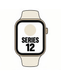 Apple Watch Series 12/ GPS/ Cellular/ 42mm/ Dorado Claro/ Correa Deportiva Arena (S/M)