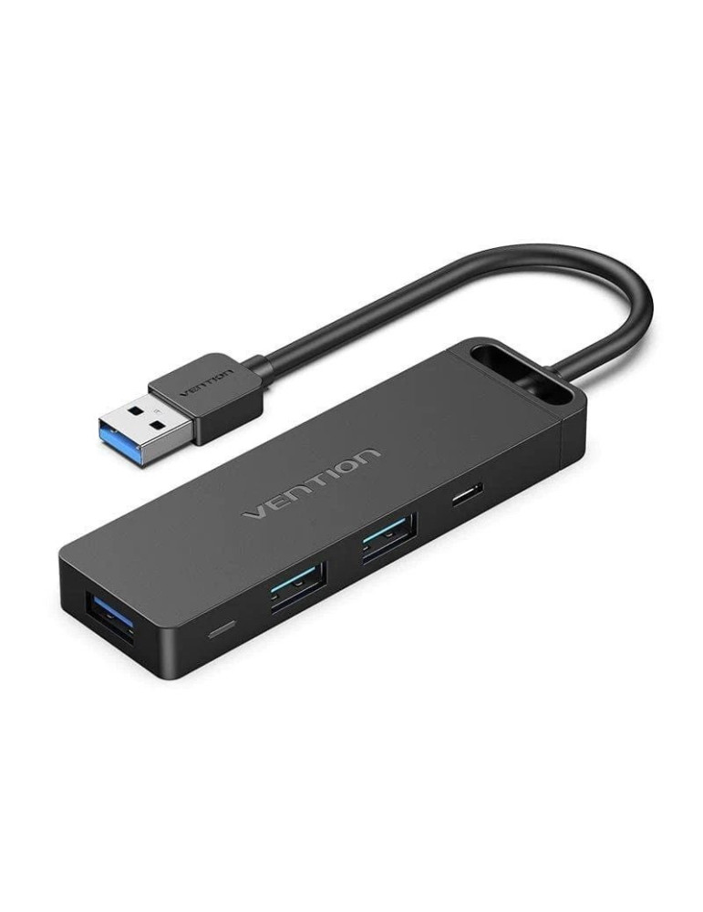 Docking USB 3.0 Vention CHVBB/ 3xUSB/ 1xMicroUSB PD/ 1xLector Tarjetas/ Negro Docking USB 3.0 Vention CHVBB/ 3xUSB/ 1xMicroUSB PD/ 1xLector Tarjetas/ Negro