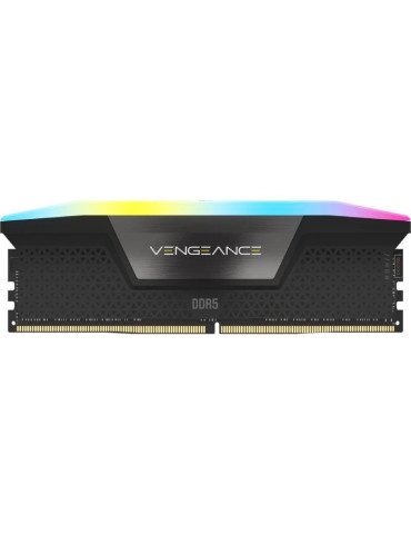 Memoria RAM Corsair Vengeance RGB 2 x 16GB/ DDR5/ 6000MHz/ 1.35V/ CL36/ DIMM 2