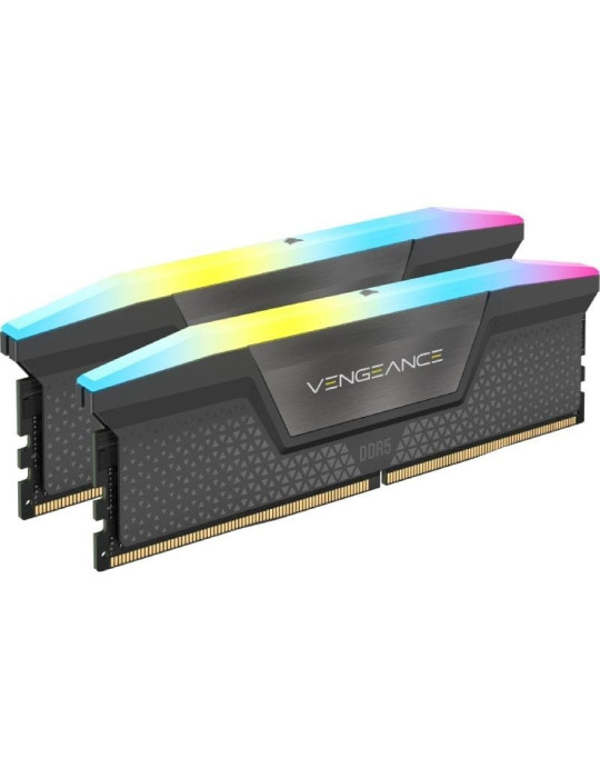Memoria RAM Corsair Vengeance RGB 2 x 32GB/ DDR5/ 5200MH/ 1.25V/ CL40/ AMD Expo/ DIMM Memoria RAM Corsair Vengeance RGB 2 x 32GB/ DDR5/ 5200MH/ 1.25V/ CL40/ AMD Expo/ DIMM