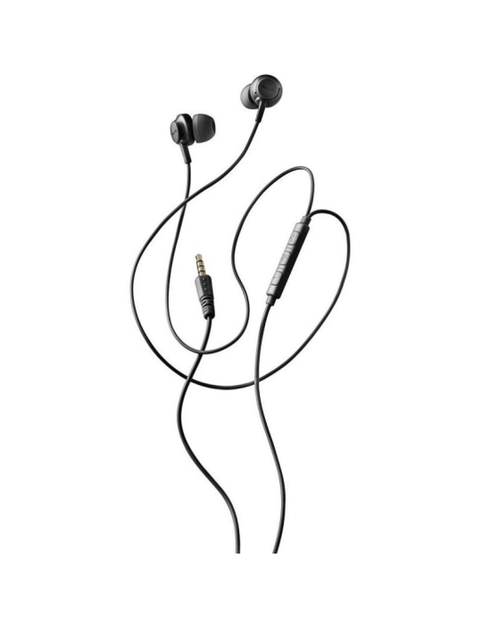 Auriculares Intrauditivos NGS Cross Drift/ con Micrófono/ Jack 3.5/ Negros