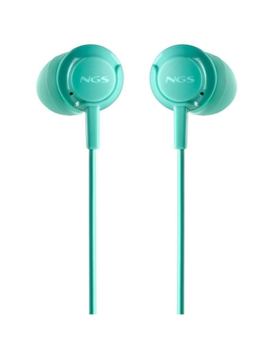 Auriculares Intrauditivos NGS Cross Drift/ con Micrófono/ Jack 3.5/ Verdes