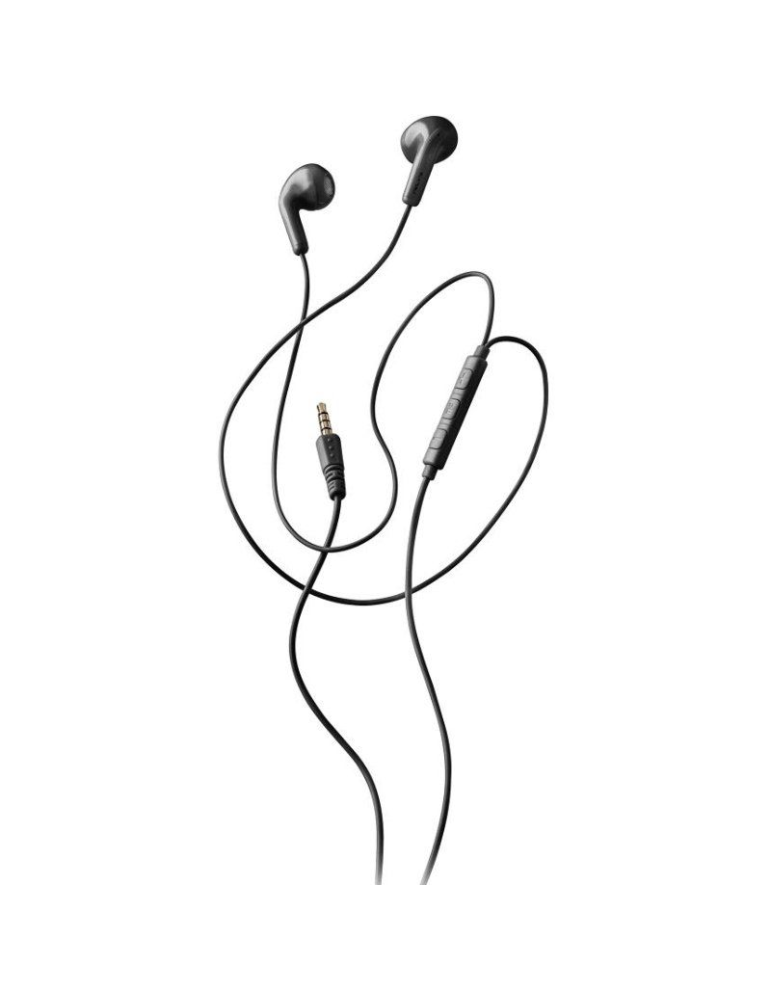 Auriculares Intrauditivos NGS Cross Flip/ con Micrófono/ Jack 3.5/ Negros