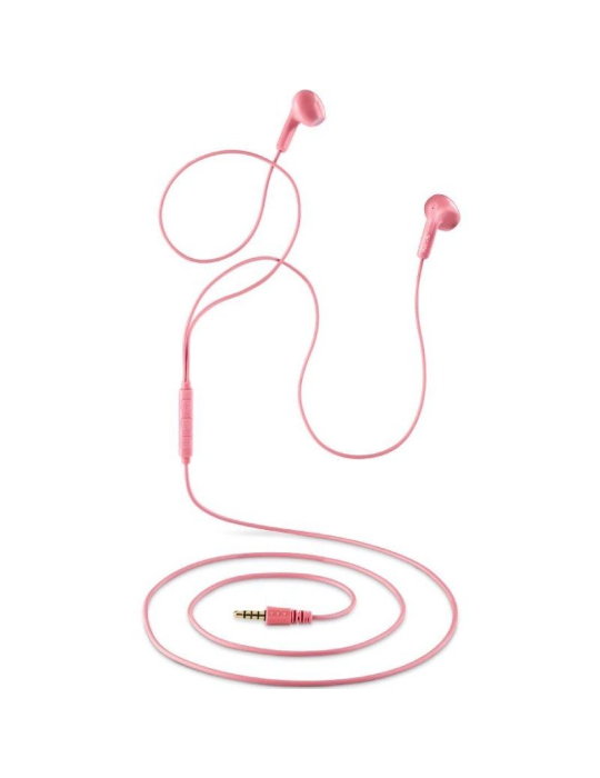 Auriculares Intrauditivos NGS Cross Flip/ con Micrófono/ Jack 3.5/ Rosas