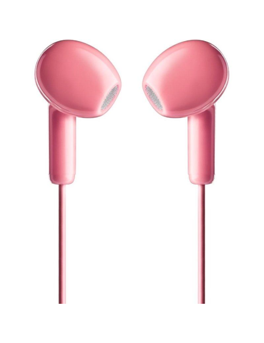 Auriculares Intrauditivos NGS Cross Flip/ con Micrófono/ Jack 3.5/ Rosas