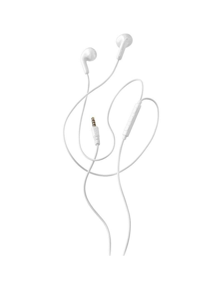 Auriculares Intrauditivos NGS Cross Flip/ con Micrófono/ Jack 3.5/ Blancos