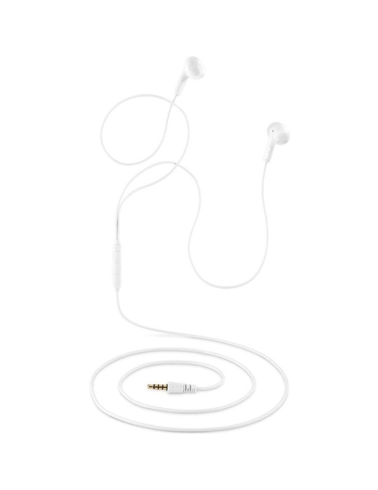 Auriculares Intrauditivos NGS Cross Flip/ con Micrófono/ Jack 3.5/ Blancos