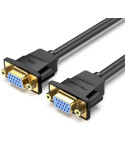Cable Alargador VGA Vention DAHBF/ VGA Hembra - VGA Hembra/ 1m/ Negro