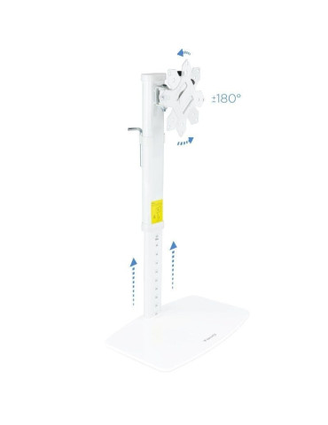 Soporte de Sobremesa para Monitor TooQ DB1127TN-W/ Giratorio/ Inclinable/ hasta 6kg 2