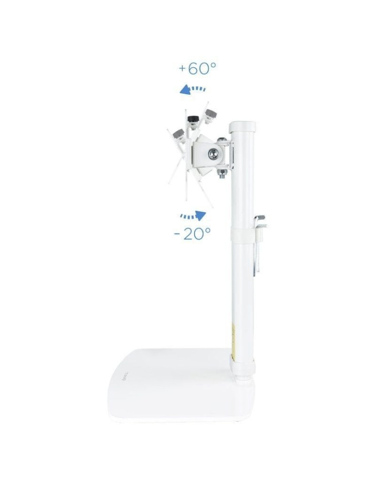 Soporte de Sobremesa para Monitor TooQ DB1127TN-W/ Giratorio/ Inclinable/ hasta 6kg