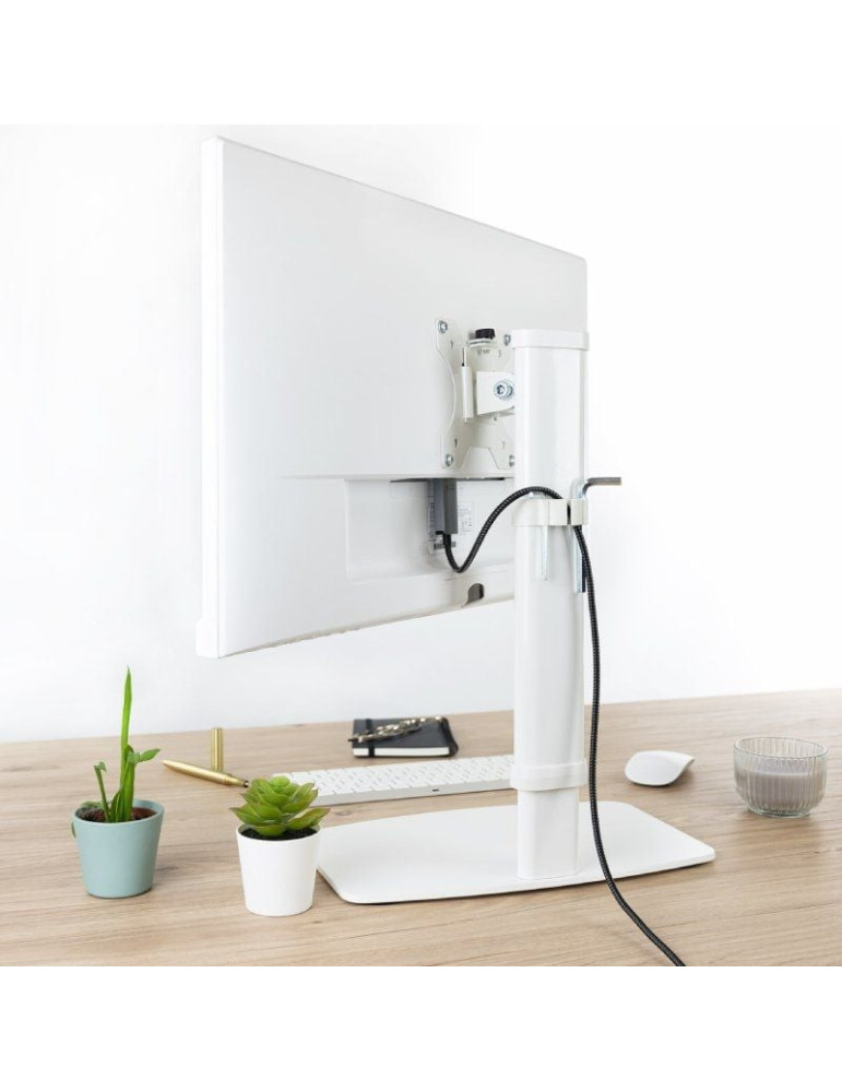 Soporte de Sobremesa para Monitor TooQ DB1127TN-W/ Giratorio/ Inclinable/ hasta 6kg