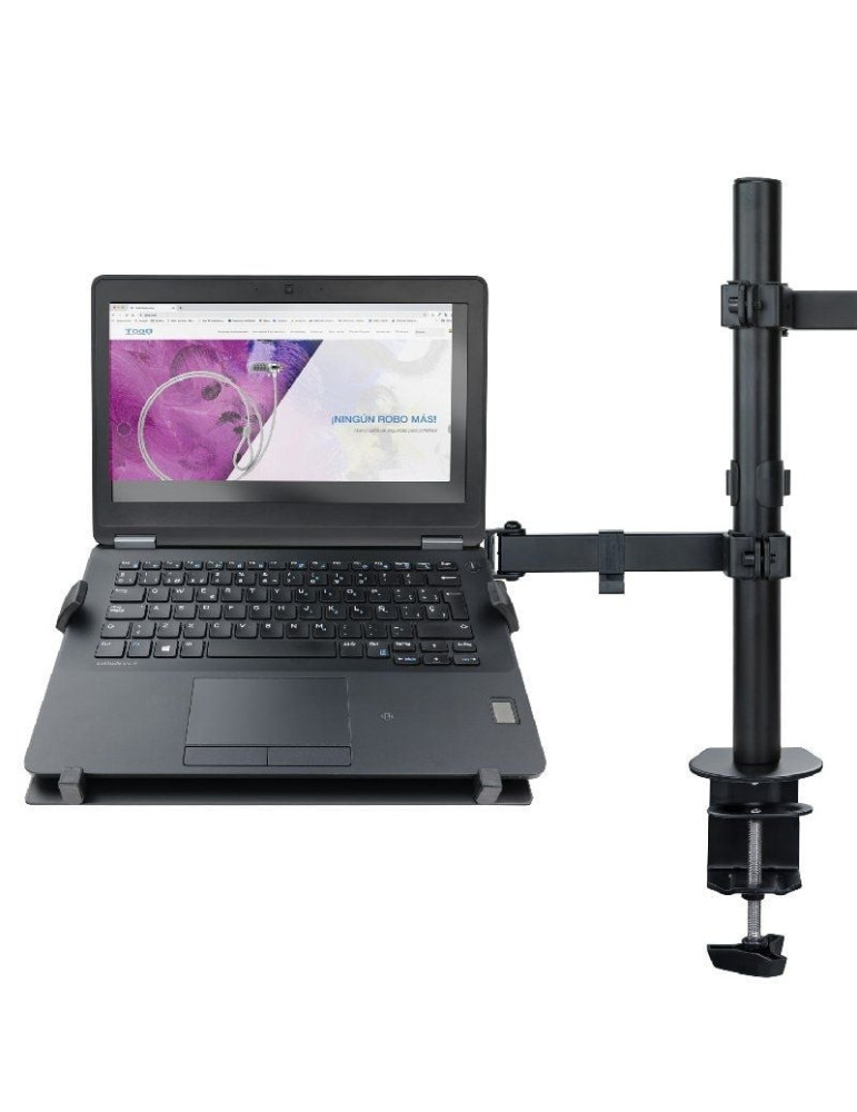 Soporte de Mesa Orientable/ Inclinable Tooq DB1200TN-B para TV y Portátil de 13-32"