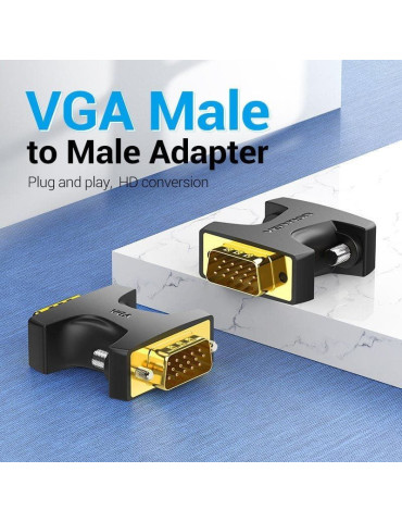 Adaptador Vention DDEB0/ VGA Macho - VGA Macho 2