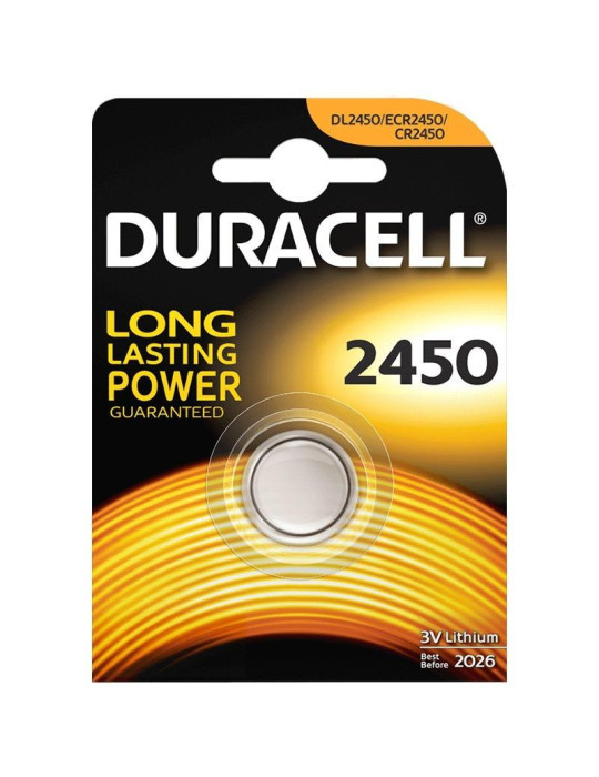 Pila de Botón Duracell CR2450/ 3V Pila de Botón Duracell CR2450/ 3V