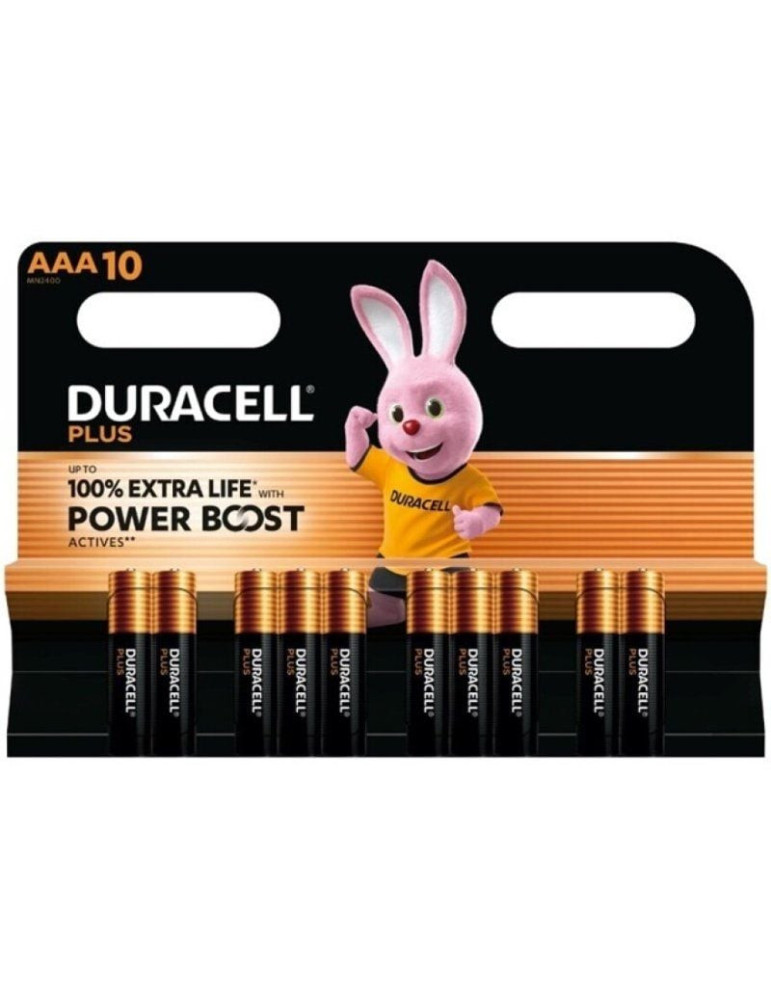 Pack de 10 Pilas AAA Duracell Plus Power Boost DPBLR3B10/ 1.5V/ Alcalinas Pack de 10 Pilas AAA Duracell Plus Power Boost DPBLR3B10/ 1.5V/ Alcalinas
