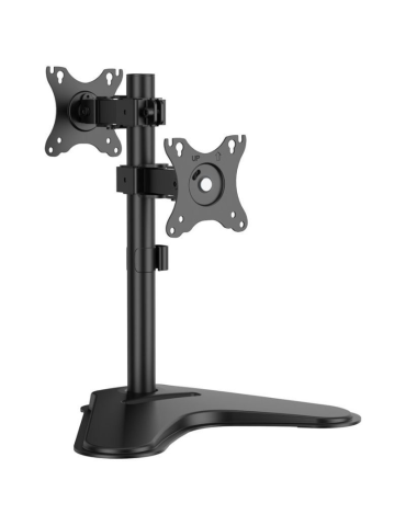 Soporte de Mesa para 2 Monitores Aisens DT32TR-409/ Giratorio/ Inclinable/ hasta 8kg