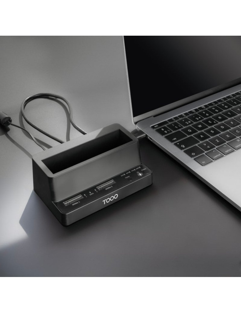 Docking Station para SSD M2 SATA/NVMe TooQ TQDS-502B