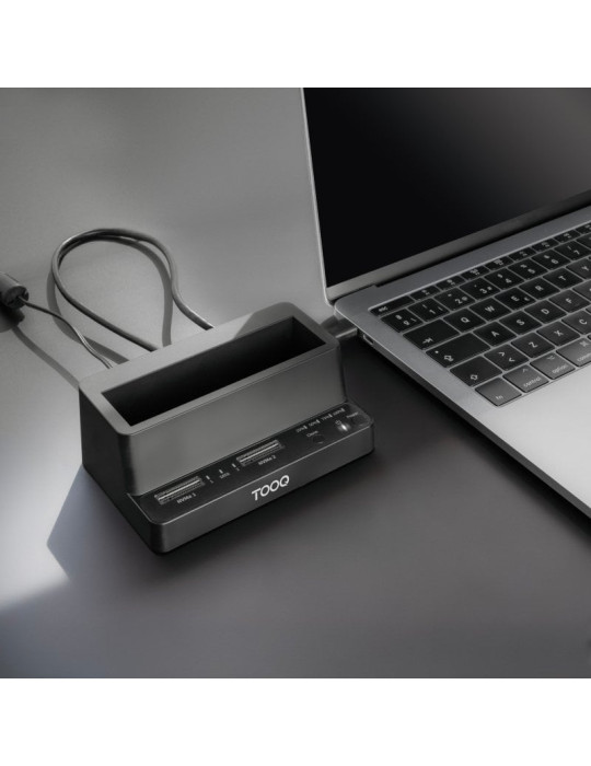 Docking Station para SSD M2 SATA/NVMe TooQ TQDS-502B