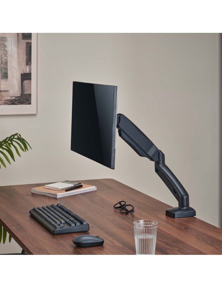 Soporte de Mesa con Contrapeso para Monitor y TV Aisens DT32TSR-219/ Giratorio/ Inclinable/ hasta 9kg