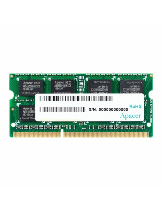 Memoria RAM Apacer 8GB/ DDR3L/ 1600MHz/ 1.35V/ CL11/ SODIMM Memoria RAM Apacer 8GB/ DDR3L/ 1600MHz/ 1.35V/ CL11/ SODIMM