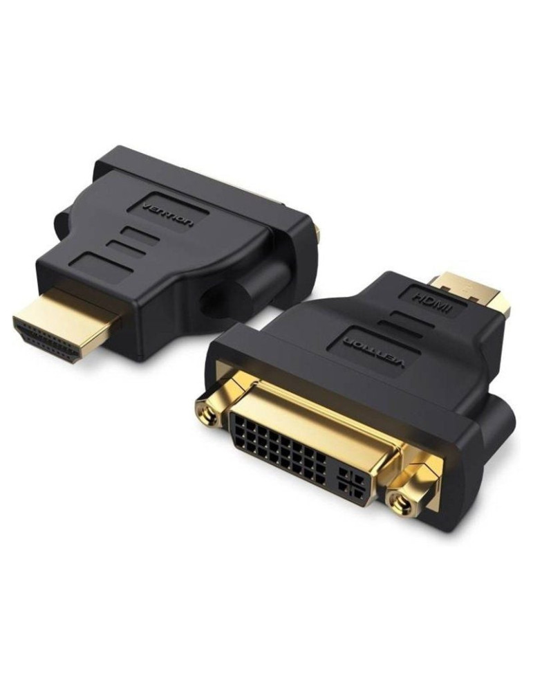 Adaptador HDMI Vention ECCB0/ HDMI Macho - DVI (24+5)  Hembra Adaptador HDMI Vention ECCB0/ HDMI Macho - DVI (24+5)  Hembra
