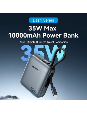Powerbank 10000mAh Vention FHEH0/ 35W/ Gris 2