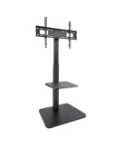 Soporte de Suelo Inclinable/ Ajustable TooQ MOON FS2287M-B para TV de 37-75"/ hasta 40kg
