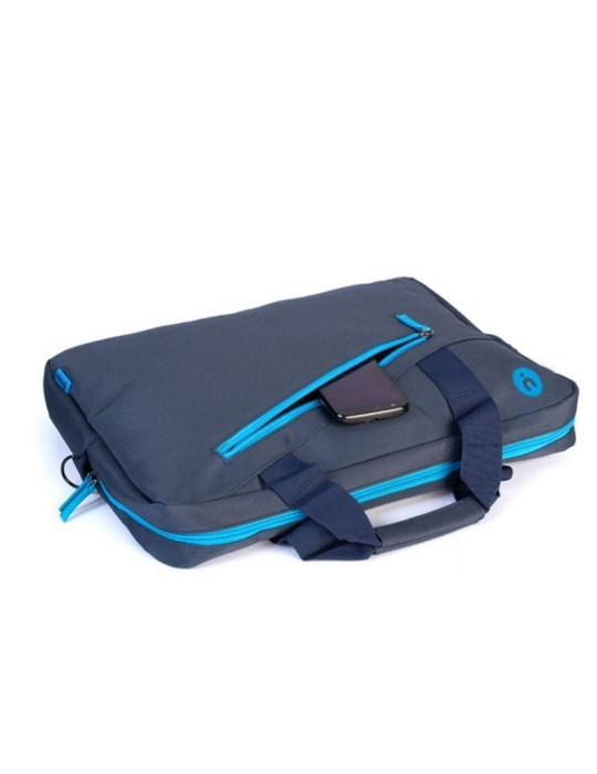 Maletín Monray Ginger para Portátiles hasta 15.6"/ Cinta para Trolley/ Azul